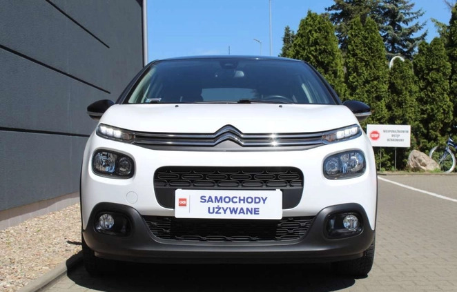 Citroen C3 cena 43900 przebieg: 76999, rok produkcji 2017 z Raszków małe 667